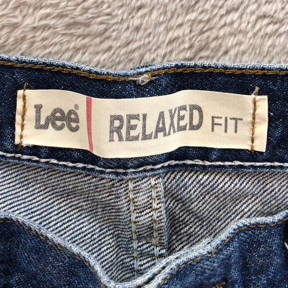 Lee Mens Jeans 38x32 Relaxed Fit Blue Denim Classic Casual Straight Leg Cotton - Picture 3 of 14